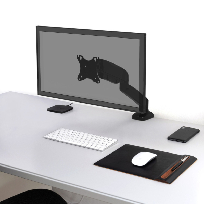 PORT Monitor Arm VESA Single Screen - Black - Image 2