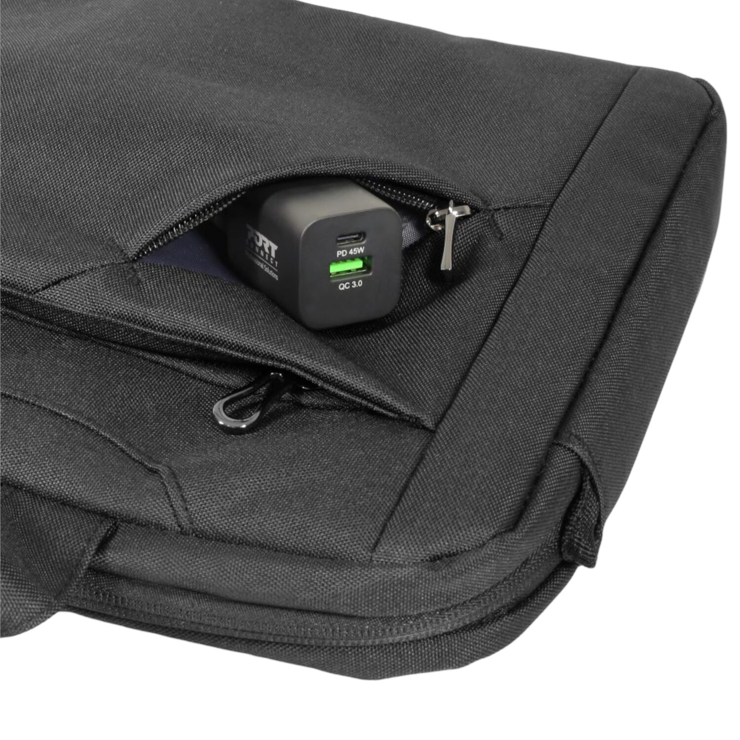 Port Designs SYDNEY Eco 15.6” Laptop Bag - Black - Image 2