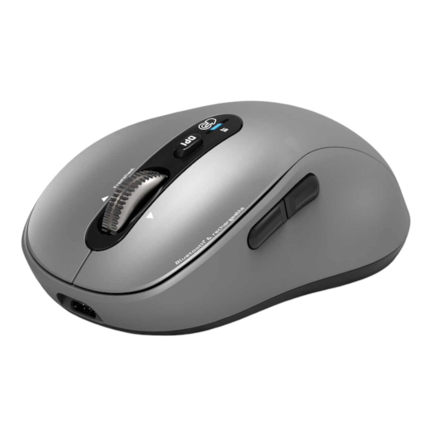 Port Connect Wireless Bluetooth Expert and Mac Mouse - Grey - Image 2