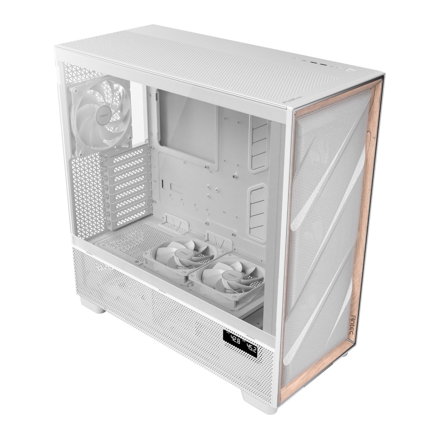 Antec FLUX PRO E-ATX Full Tower Gaming Chassis – White - Image 2