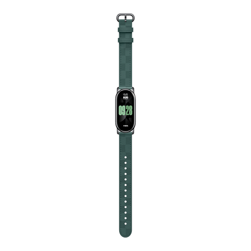 Xiaomi Smart Band 8 Checkered Strap - Green - Image 2
