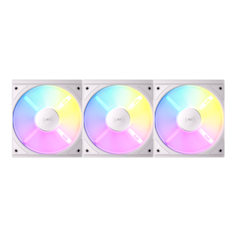 Antec Connect 120 ARGB PWM Fan 3 Pack - White - Image 2