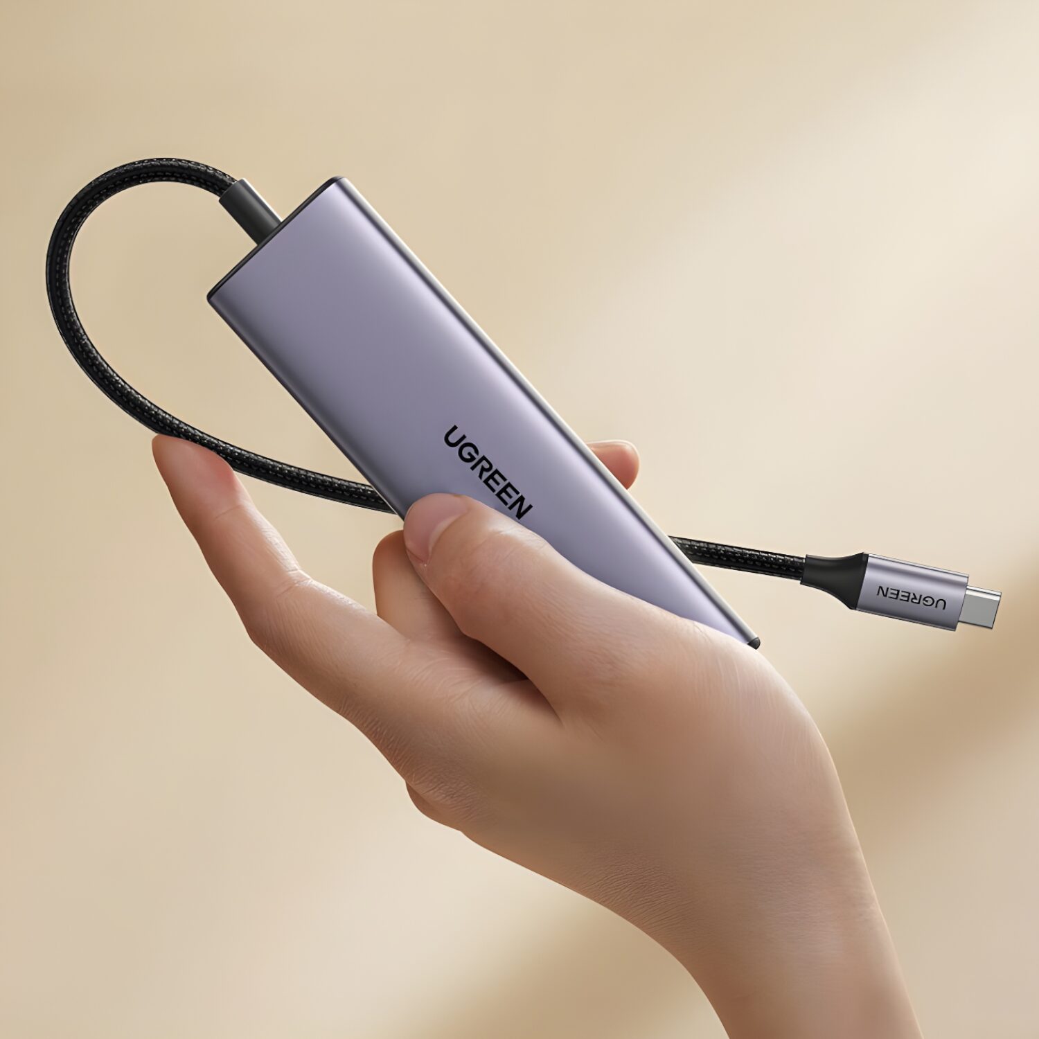 UGREEN Revodok 5-in-1 Type-C Hub | 4K HDMI | Type-C | USB3.0 - Image 2