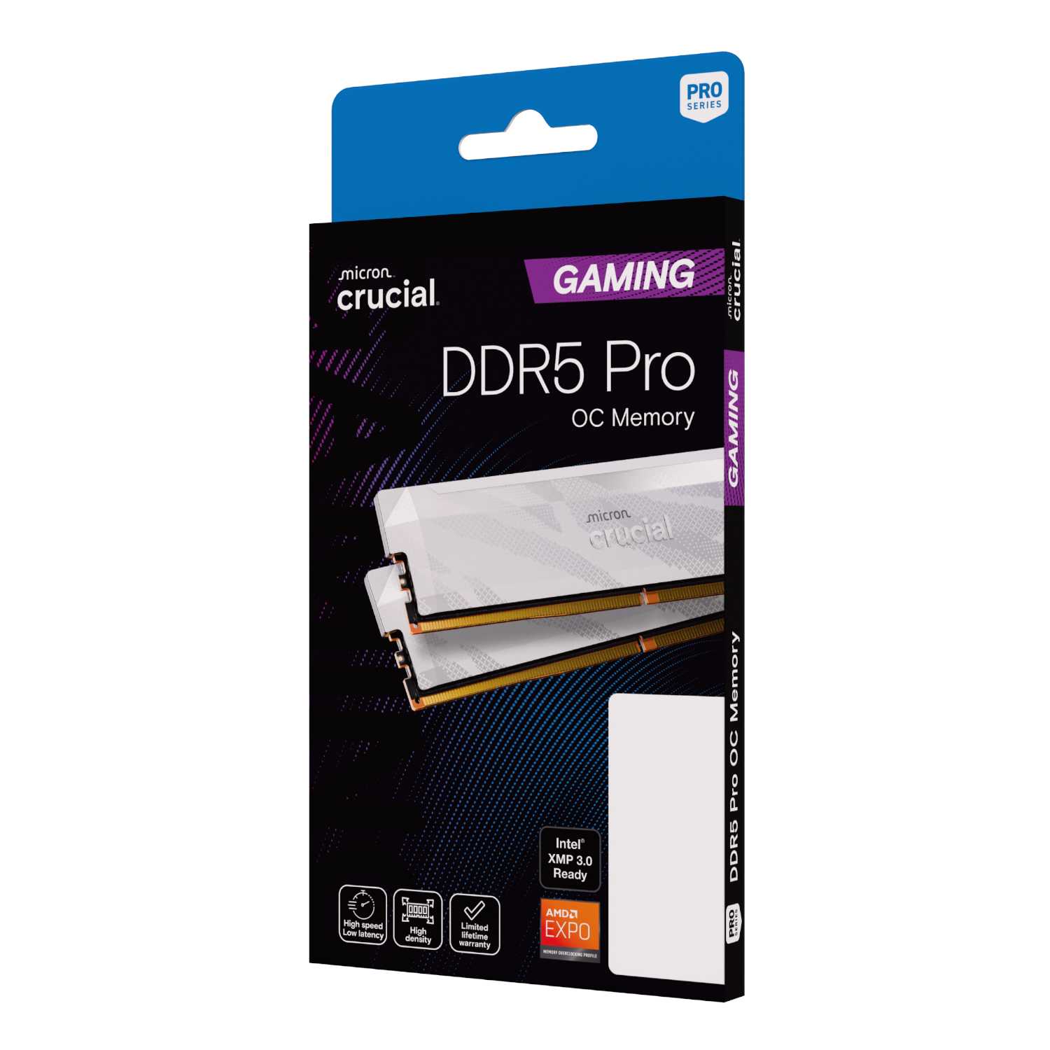 Crucial Pro Overclocking DDR5-6400 32GB Desktop Gaming Memory Kit (16GB x 2) – White - Image 2