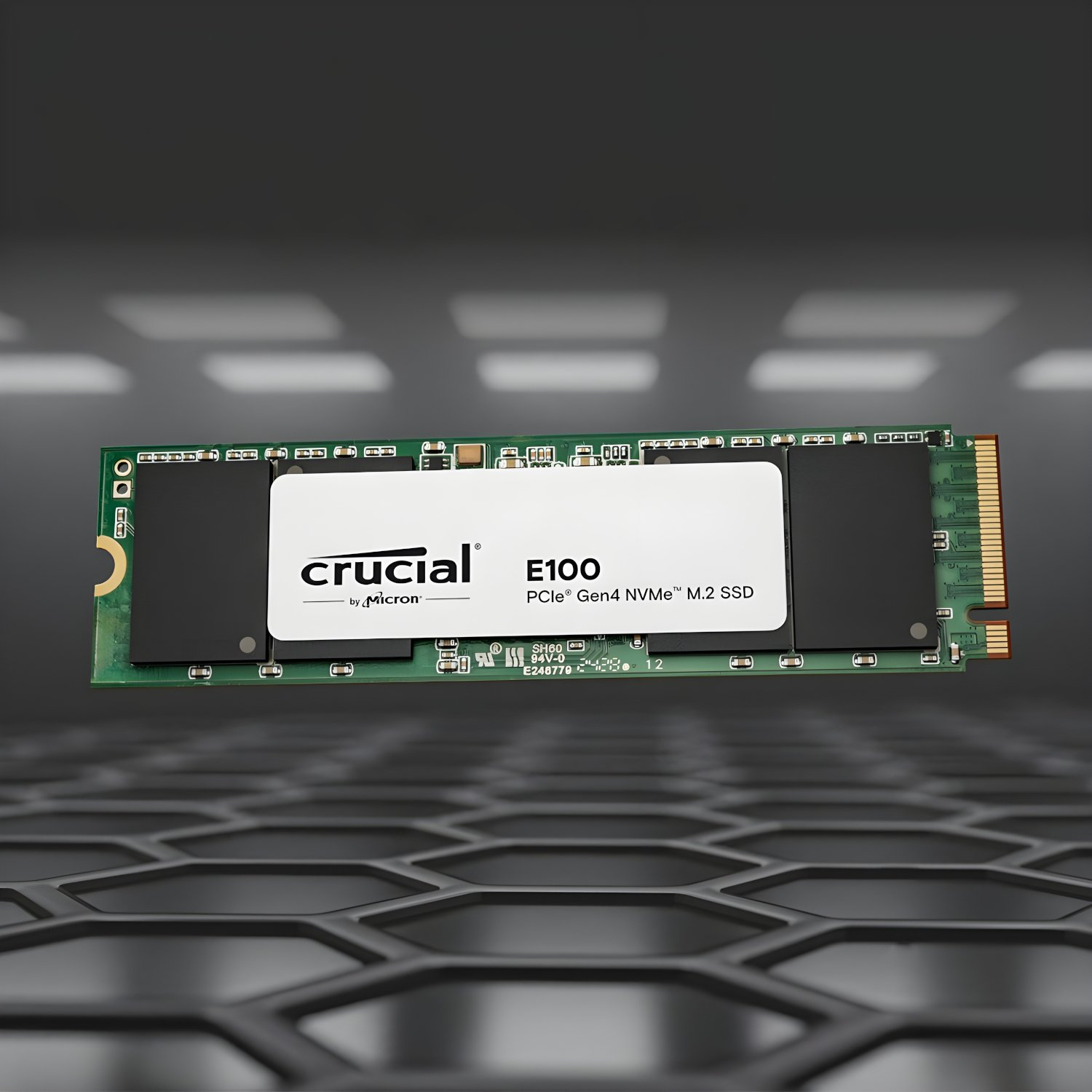 Crucial E100 2TB PCIe Gen4 2280 NVMe M.2 SSD - Image 2