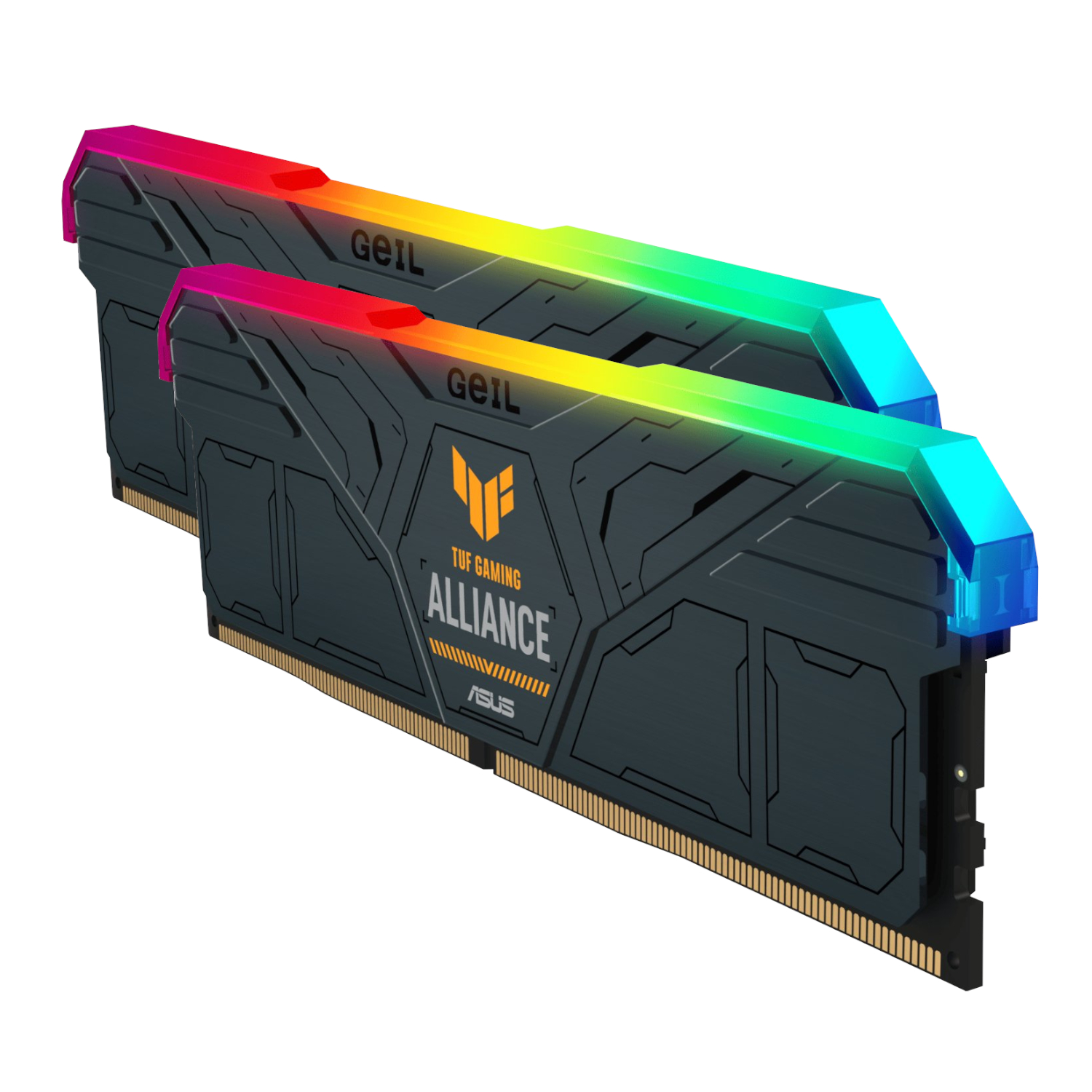 GeiL Gemini TUF RGB 32GB DDR5 6000MHz Desktop Gaming Memory Kit (2 x 16GB) – Grey - Image 2