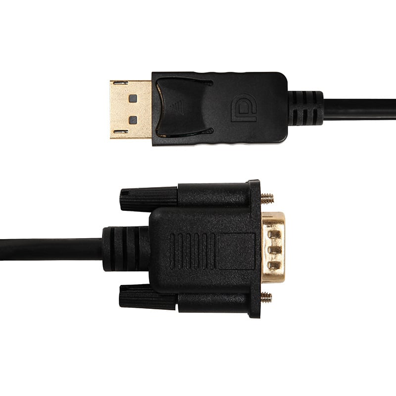 Gizzu 1080P DisplayPort to VGA Cable 1.8m Poly - Image 2