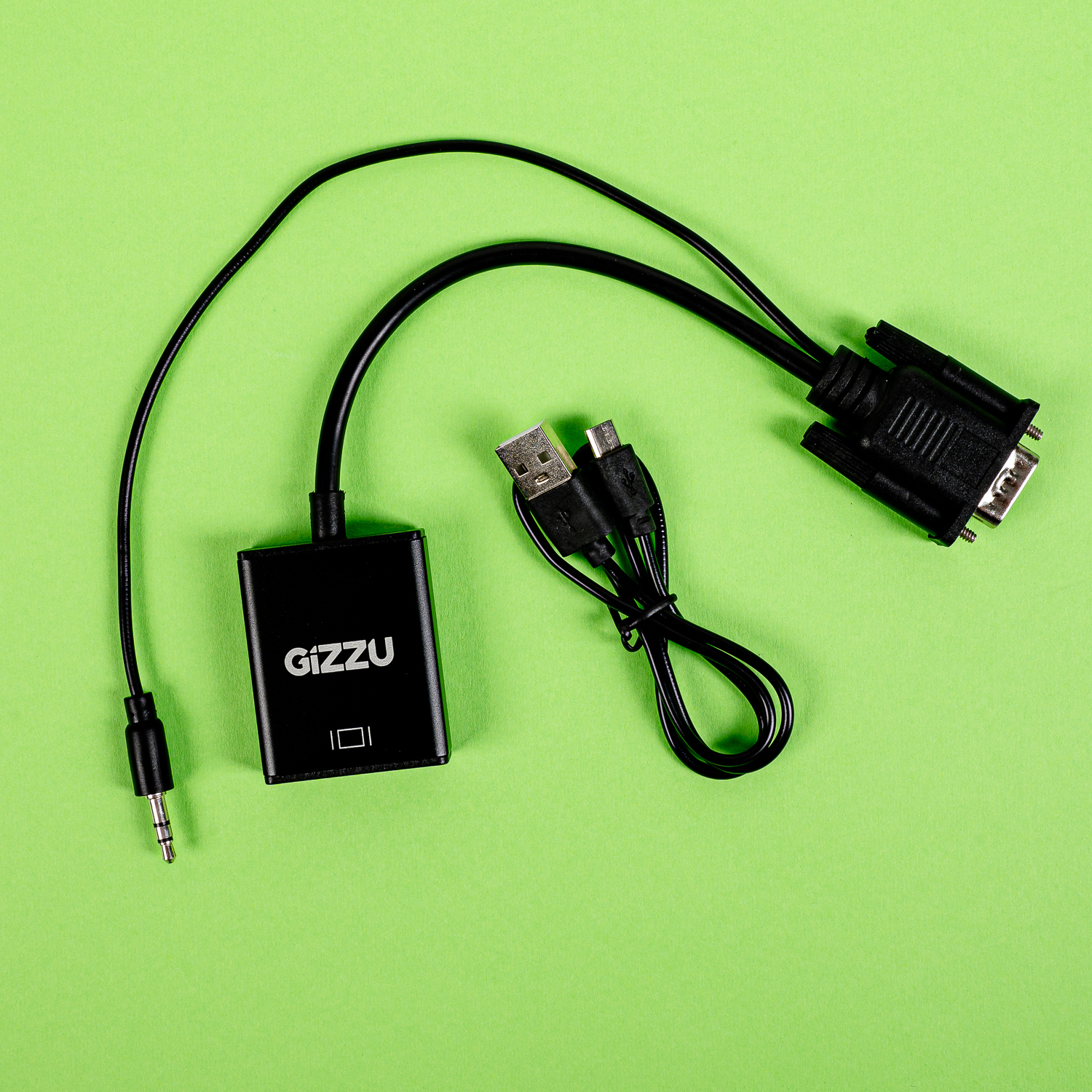 Gizzu 1080P VGA to HDMI Adapter with Audio - Image 2