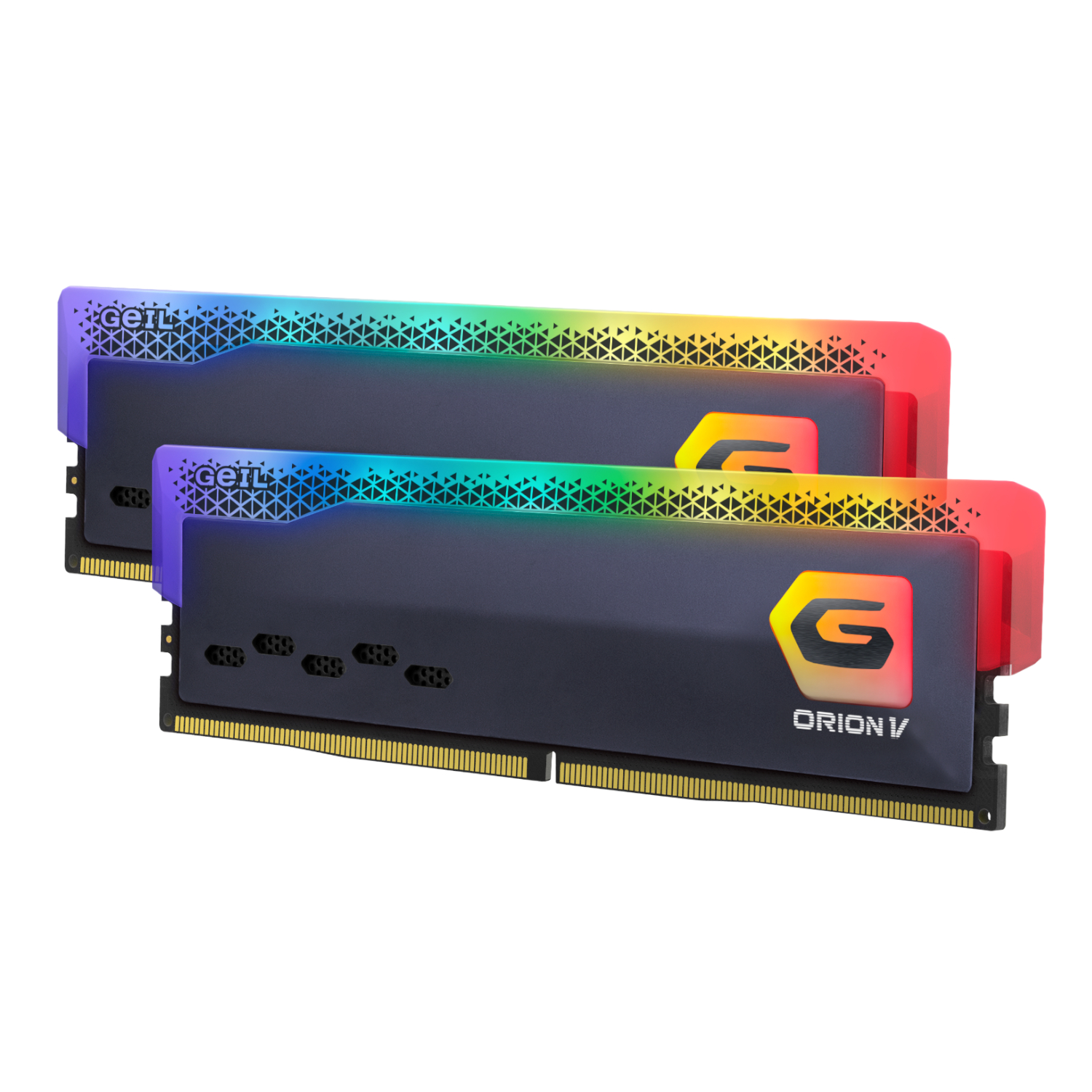 Geil Orion V RGB 32GB 6000MHz DDR5 Desktop Gaming Memory Kit (2 x 16GB) – Grey - Image 2