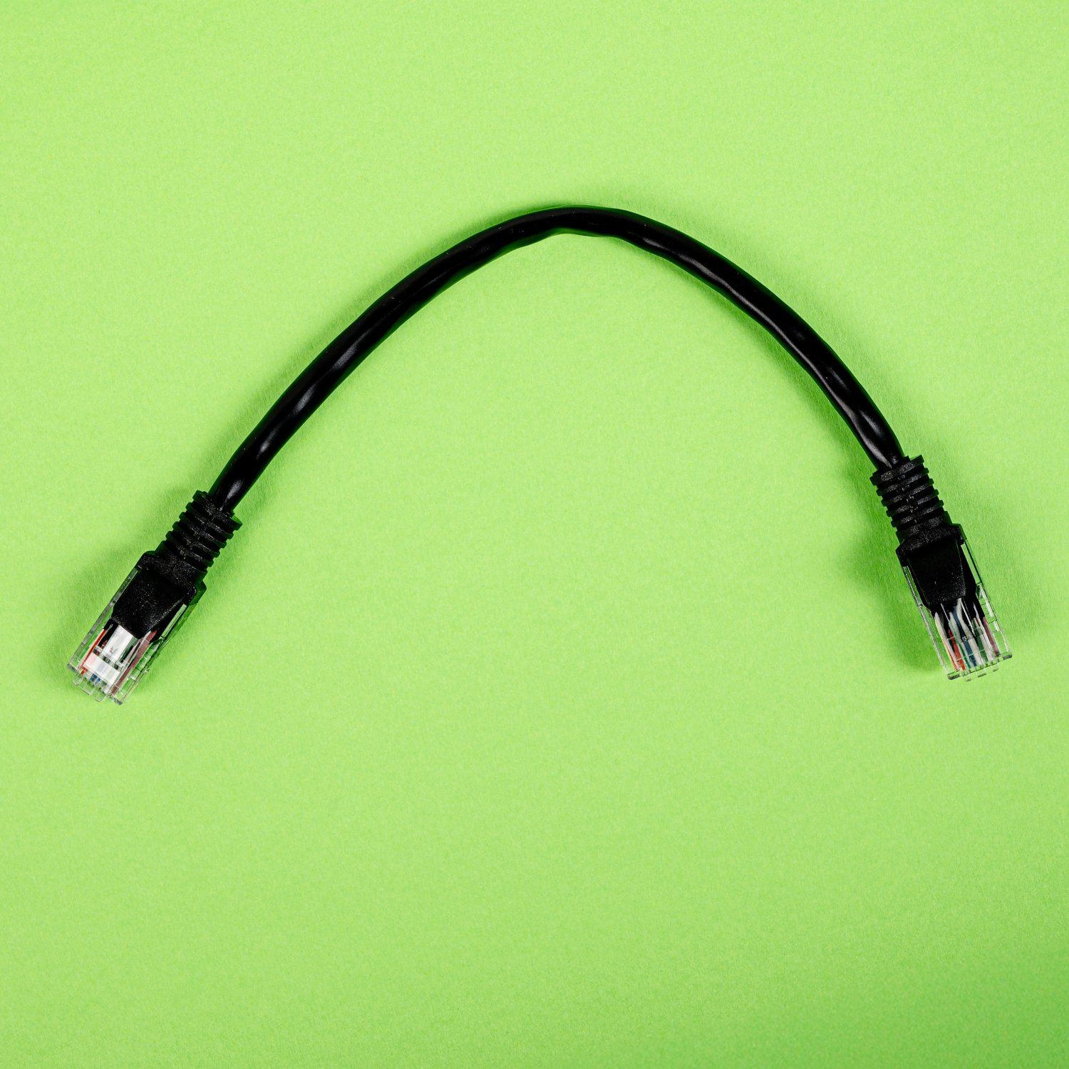 Gizzu Cat6 UTP Fly Lead Ethernet Network Cable 20cm - Black - Image 2