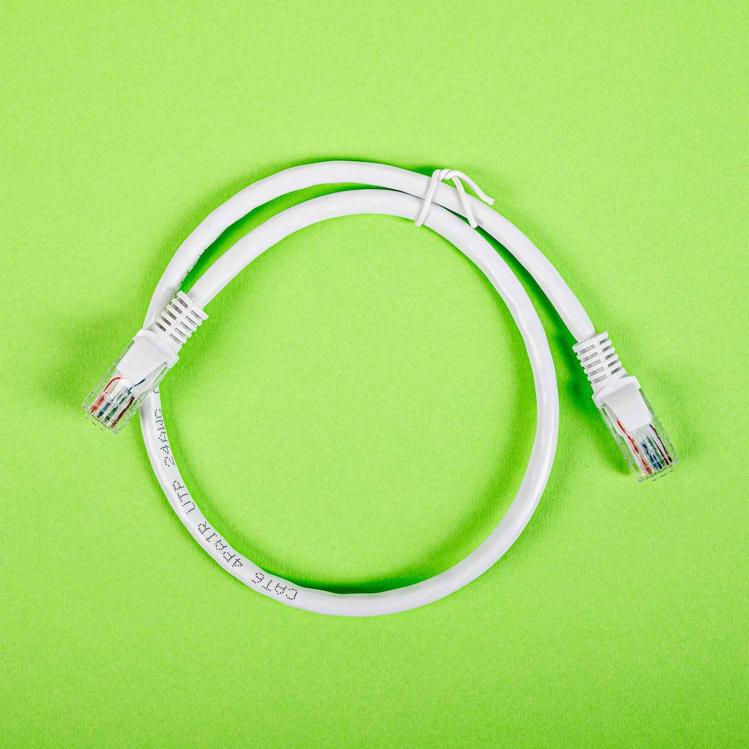 Gizzu Cat6 UTP Fly Lead Ethernet Network Cable 50cm – White - Image 2