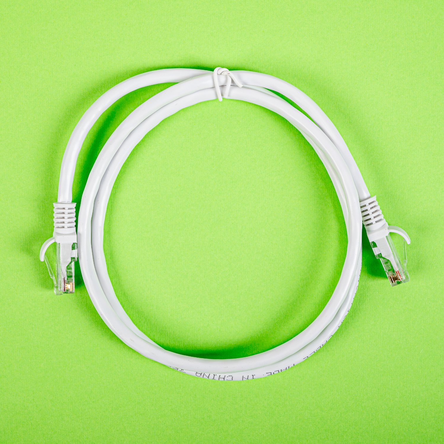 Gizzu Cat6 UTP Fly Lead Ethernet Network Cable 1m – White - Image 2