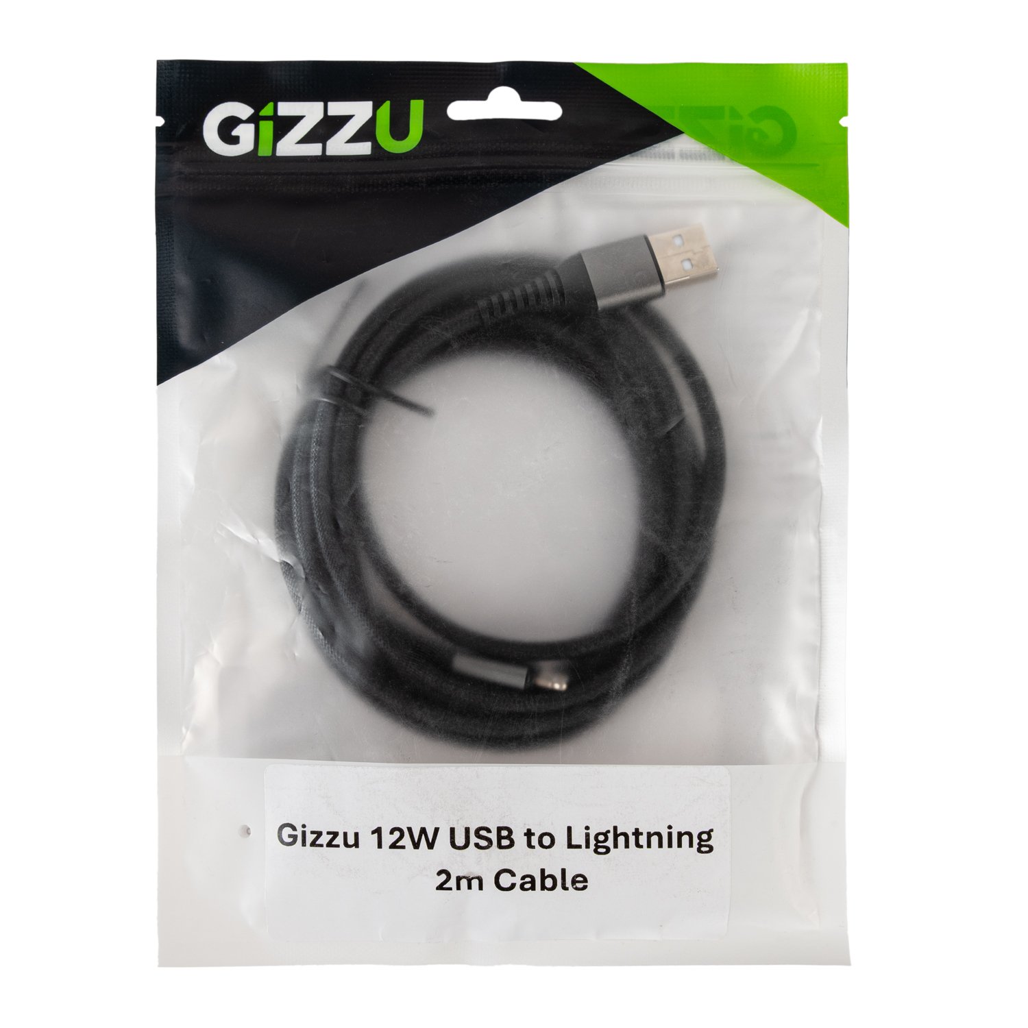 GIZZU 12W USB to Lightning 2m Cable - Image 2