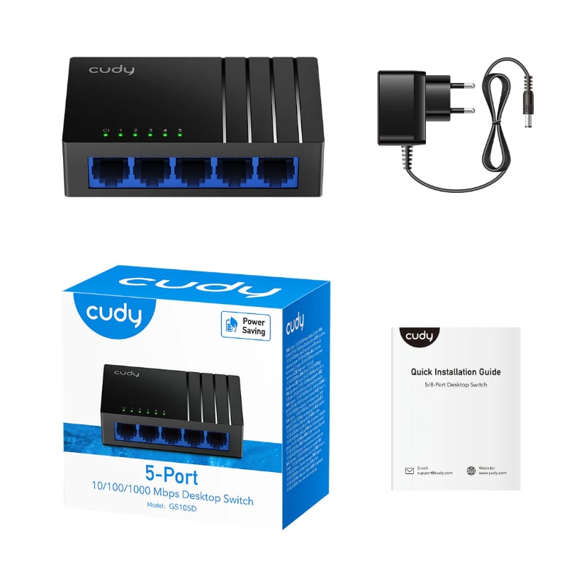 Cudy 5-Port Gigabit Desktop Switch - Image 2