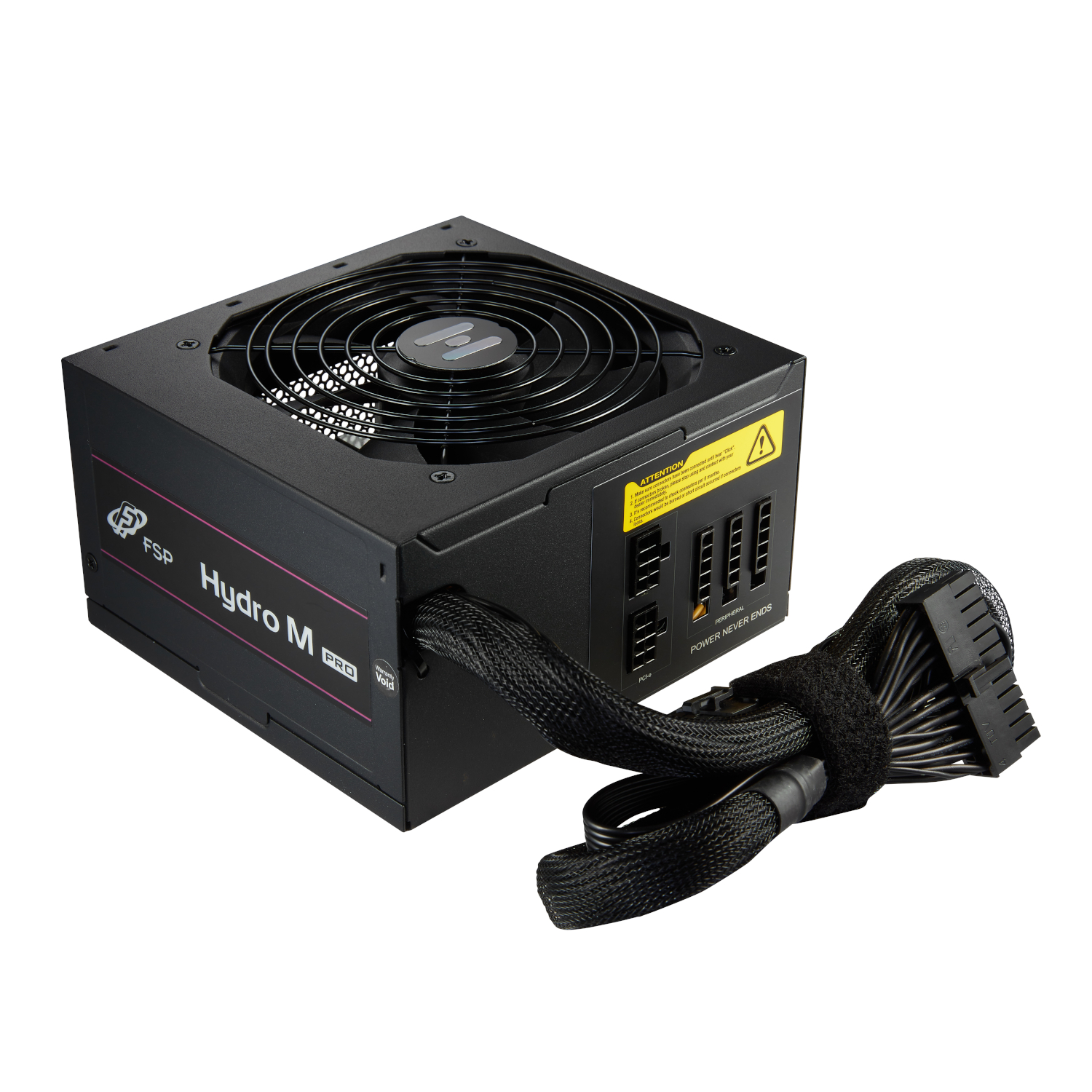 FSP Hydro M Pro 700W 80PLUS Bronze Gen5 Semi-modular Power Supply - Image 2