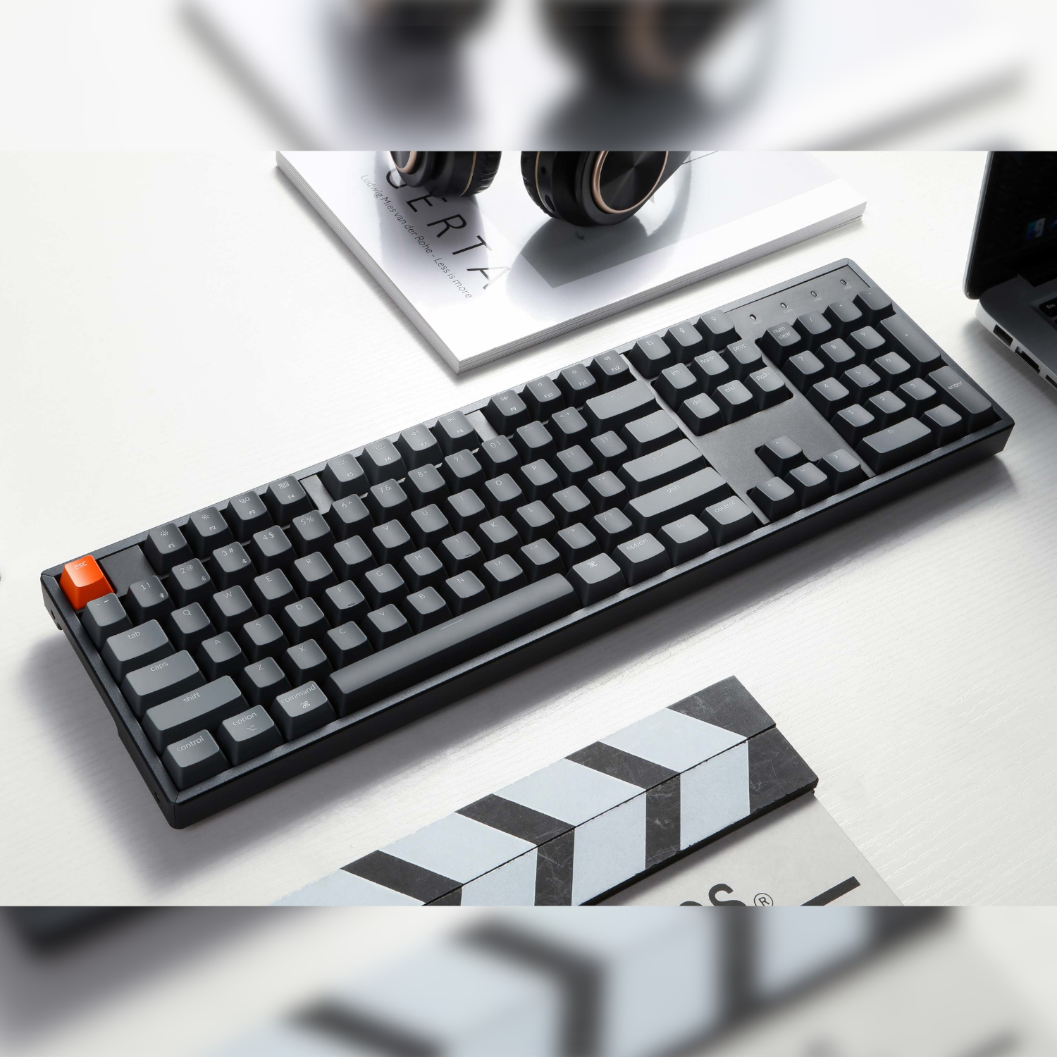 Keychron K10 QMK Full-size RGB Wireless Custom Mechanical Keyboard V.2 (Super RED Switch) – Black - Image 2