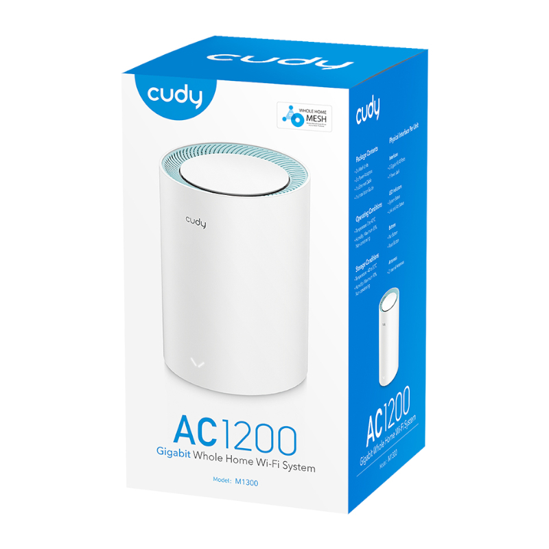 Cudy AC1200 Wi-Fi Mesh Kit 1 Pack With Gigabit - Image 2