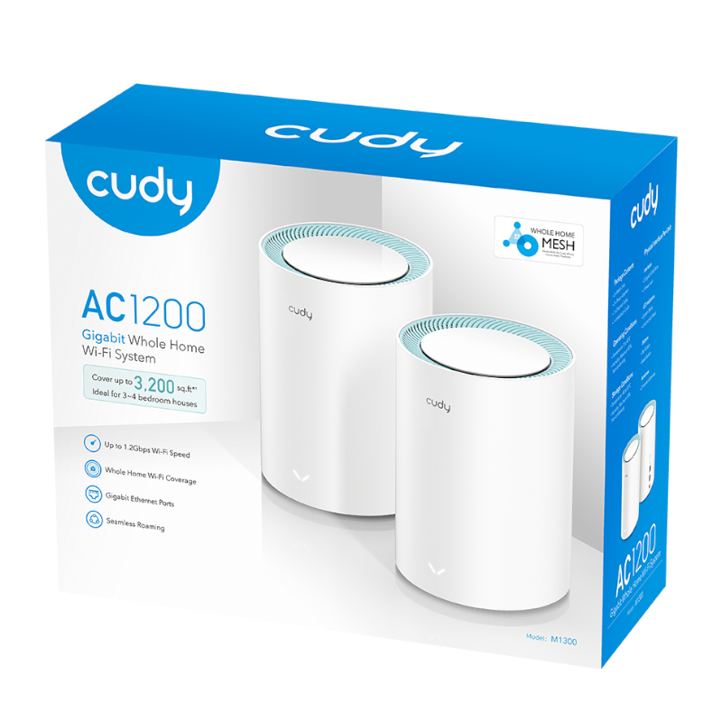 Cudy AC1200 Wi-Fi Mesh Kit 2 Pack With Gigabit - Image 2