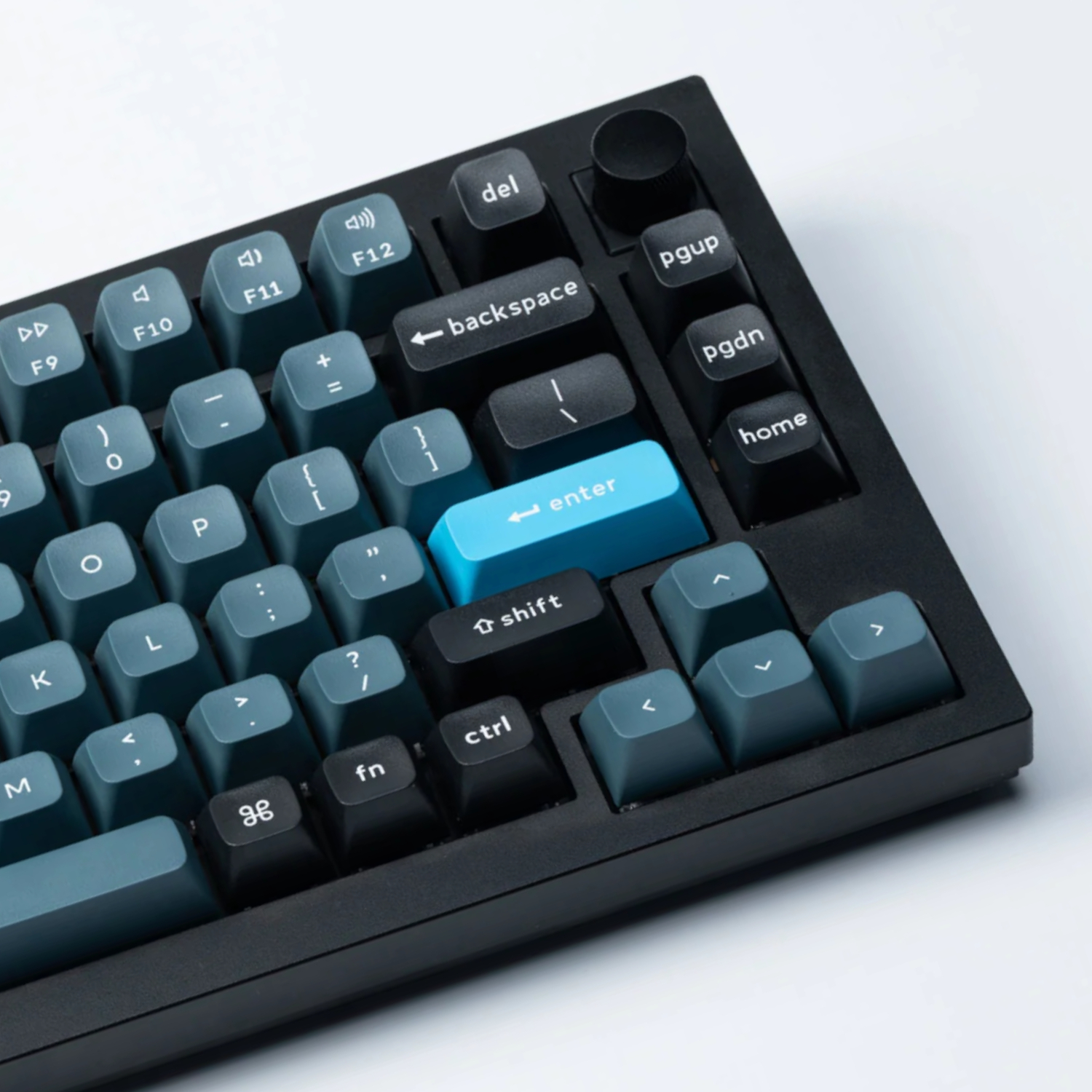 Keychron Double Shot KSA PBT Keycap Set - Dark Grey/Grey/Blue - Image 2
