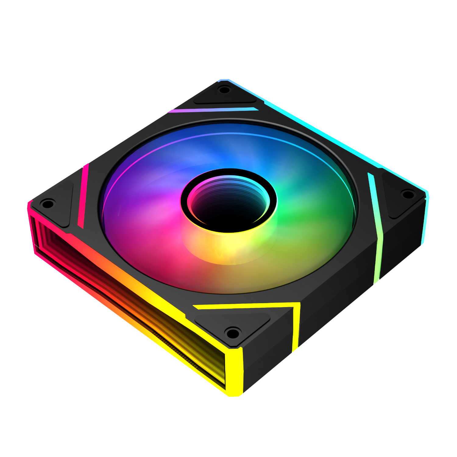 PCBuilder STORM PRISM 120mm ARGB Fan - Black - Image 2