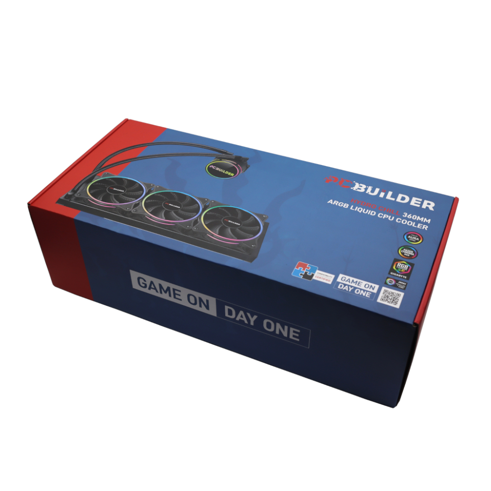 PCBuilder Hydro Chill 360MM AIO Liquid CPU Cooler ARGB - Image 2