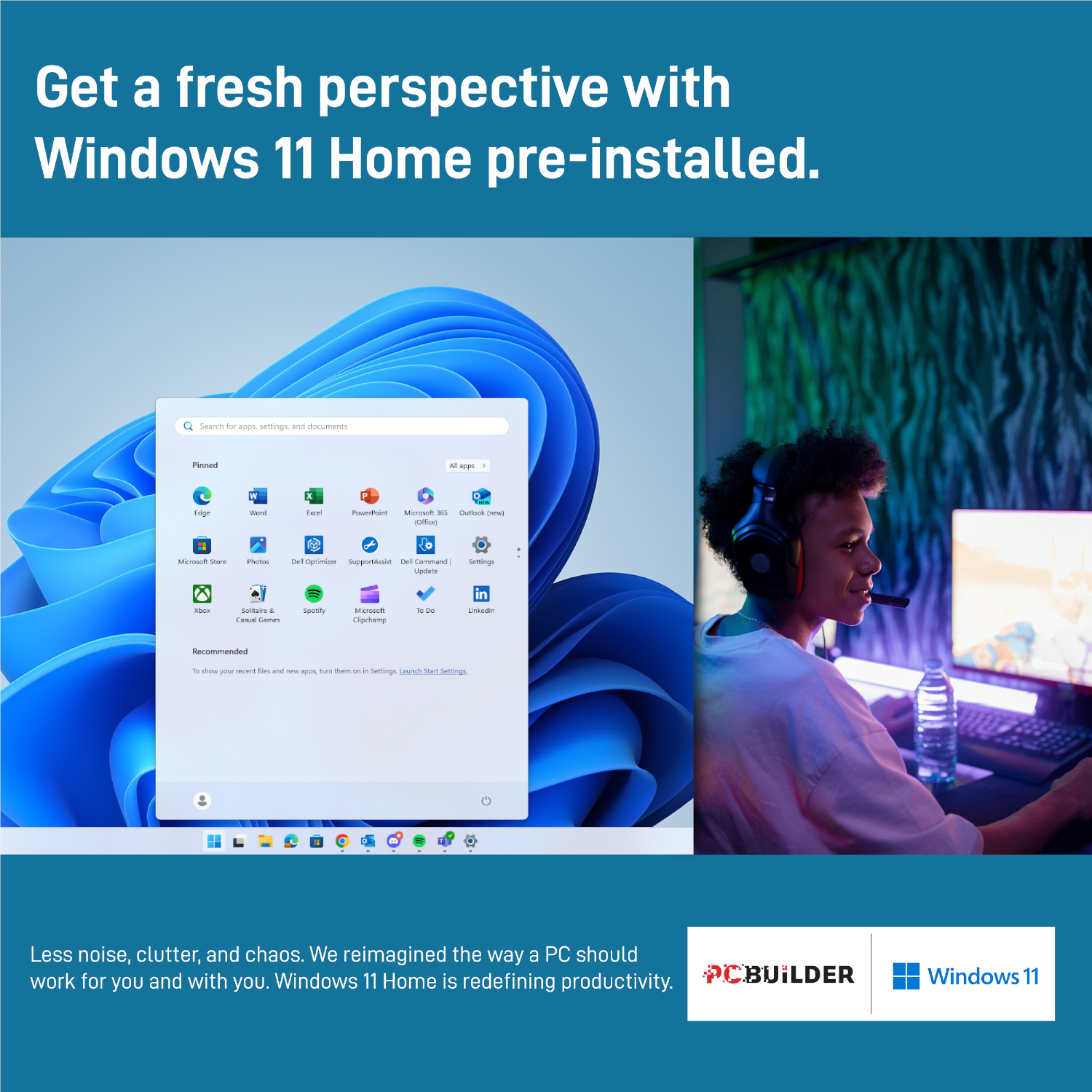 PCBuilder Ryzen 5 8400F PHANTOM Windows 11 Gaming PC - Image 3