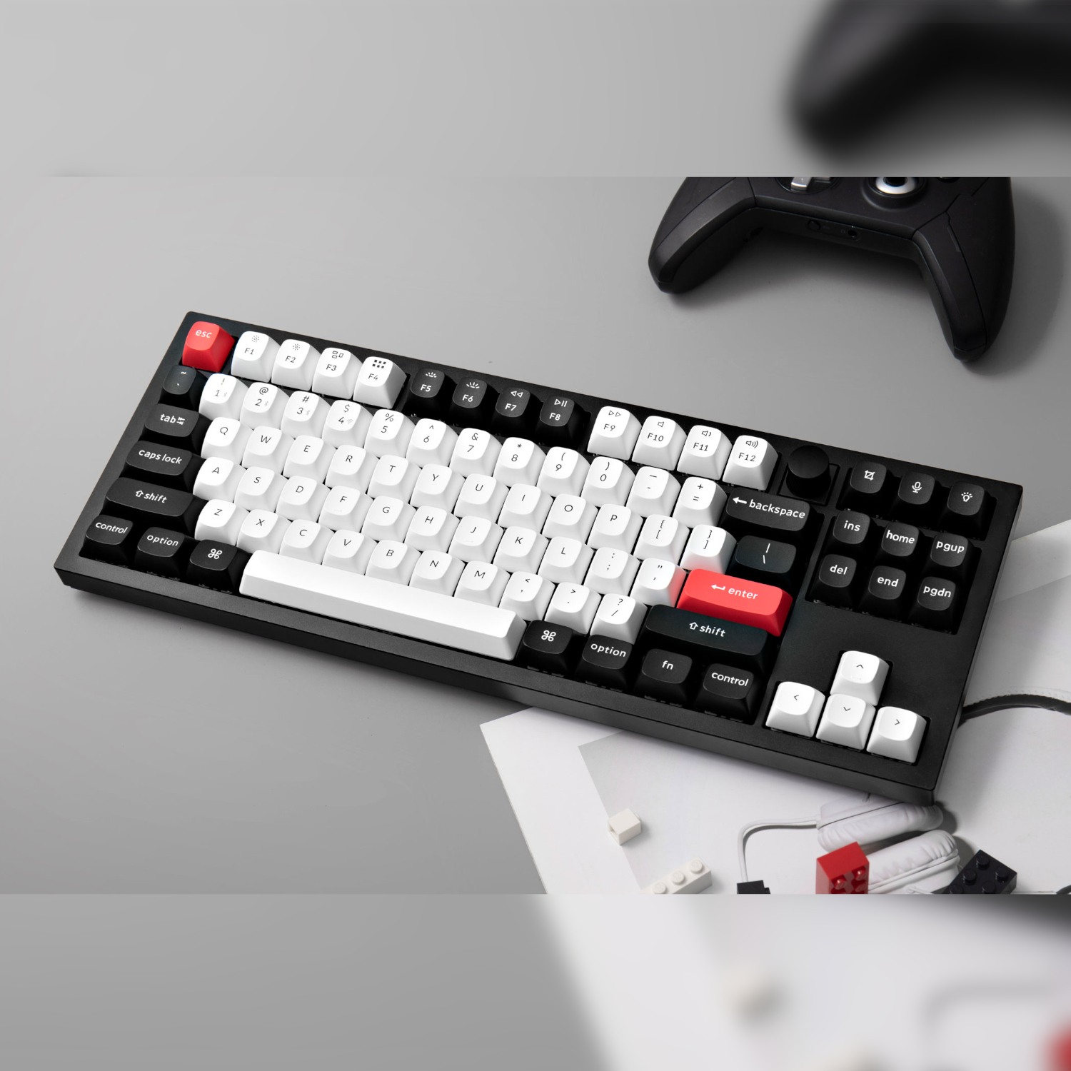 Keychron Q3 HE QMK 80% Wireless Custom Mechanical Keyboard (Nebula Switch) – Carbon Black - Image 2