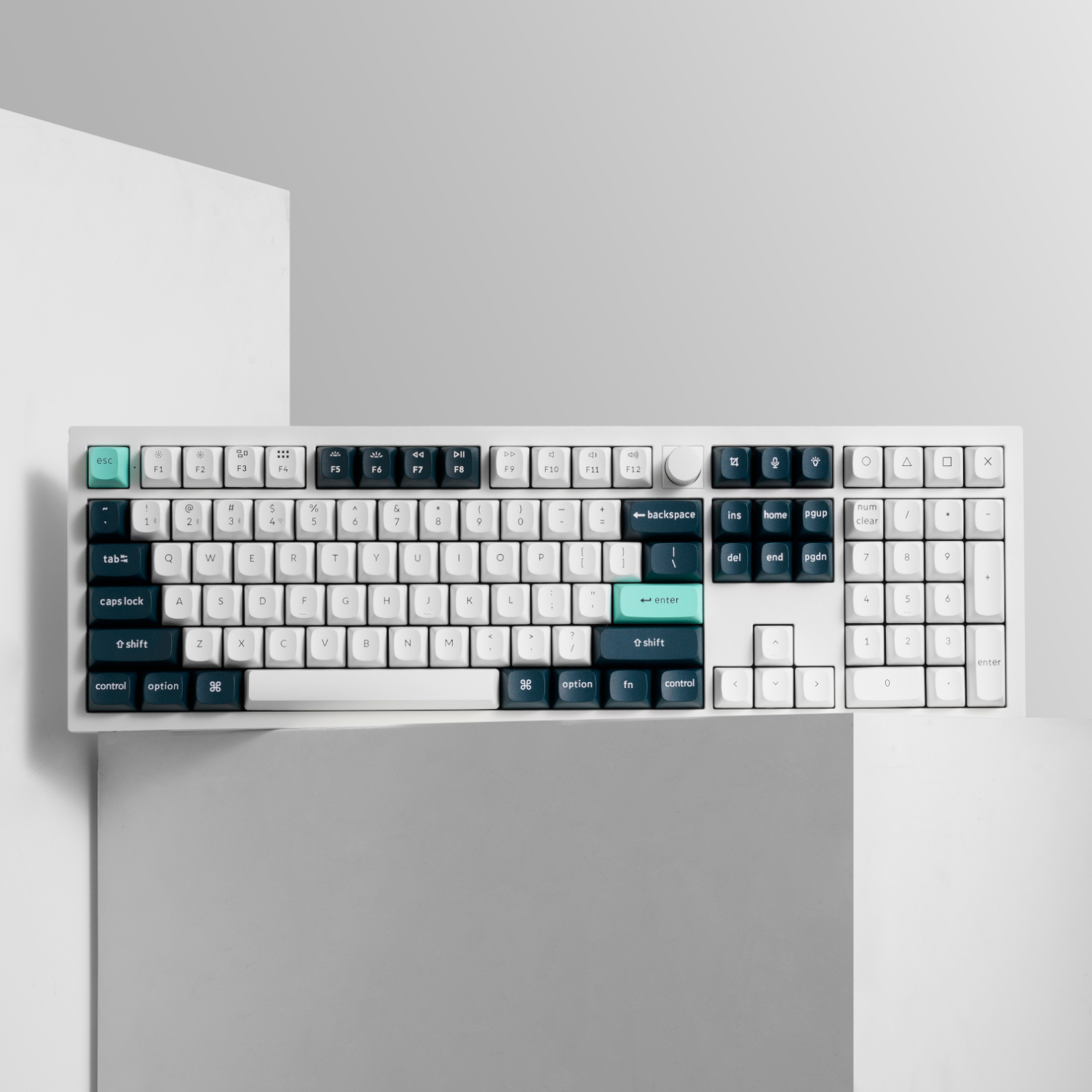 Keychron Q6 HE QMK Full-size Wireless Custom Mechanical Keyboard (Nebula Switch) – Shell White - Image 2