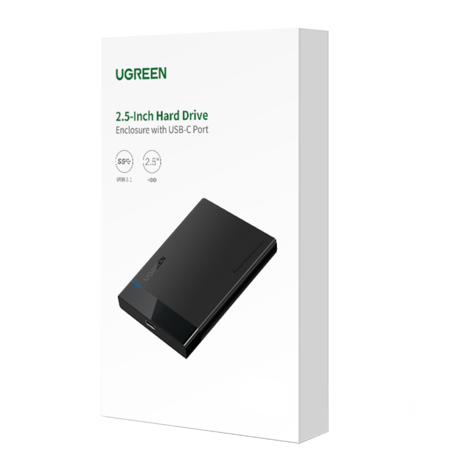 UGREEN 2.5'' SATA Hard Drive USB 3.0 Enclosure, UASP, 6Gbps - Image 2