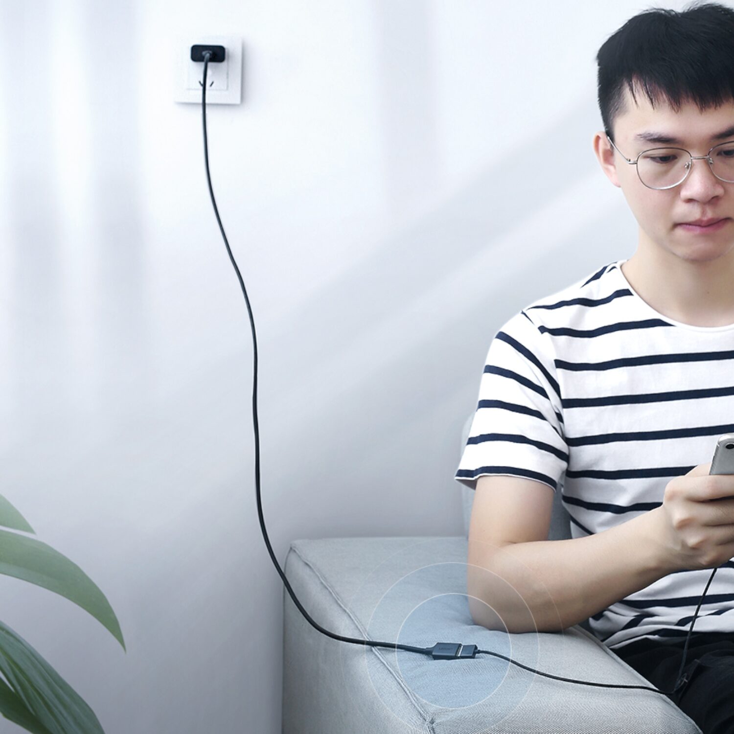 UGREEN USB 2.0 Extension Cable – Male to Female, 480Mbps Data Transfer - 1.5m - Image 2