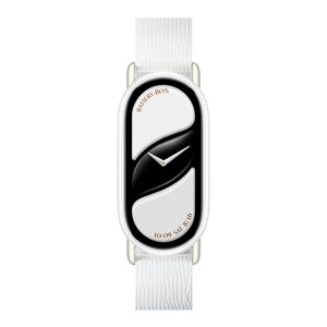 Xiaomi Smart Band 10 Magnetic Kona Leather Strap - Glacier White