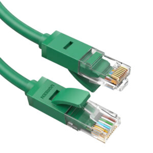 UGREEN RJ45 CAT6 1m LAN Network Cable (1Gbps, 250MHz) Green